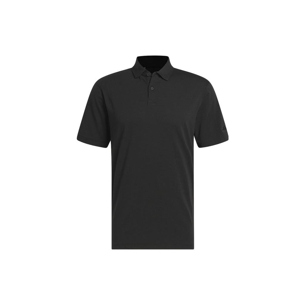 Adidas Go-To Polo Solid Logo Collar Sports Short Sleeve Polo Shirt Men Tops Black HY7165