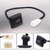 Car Tailgate Switch Electric Trunk Release Switch Rear Mount DC 12V Compatible with Most Vehicles ABS Construction