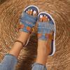 Fashion 2025 Hot Sale Ladies Shoes Open Toe Women's Slippers Fashion Outdoor Plus Size Summer Daily Concise Comfortable Flat Slippers