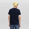 Lee T-Shirts Men's Navy Blue Crew Neck Moderate Straight Fit LMT007521K9900FA05179