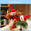 Adorable Christmas Santa Ring Plush Toy With Cute Reindeer Design For Kids Gifts
