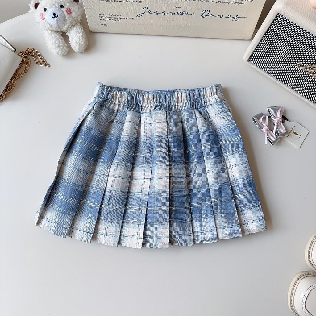 Girls' Cartoon Puppy Two-Piece Set: Shirt & Pleated Skirt with Tie - Mori Girl Style
