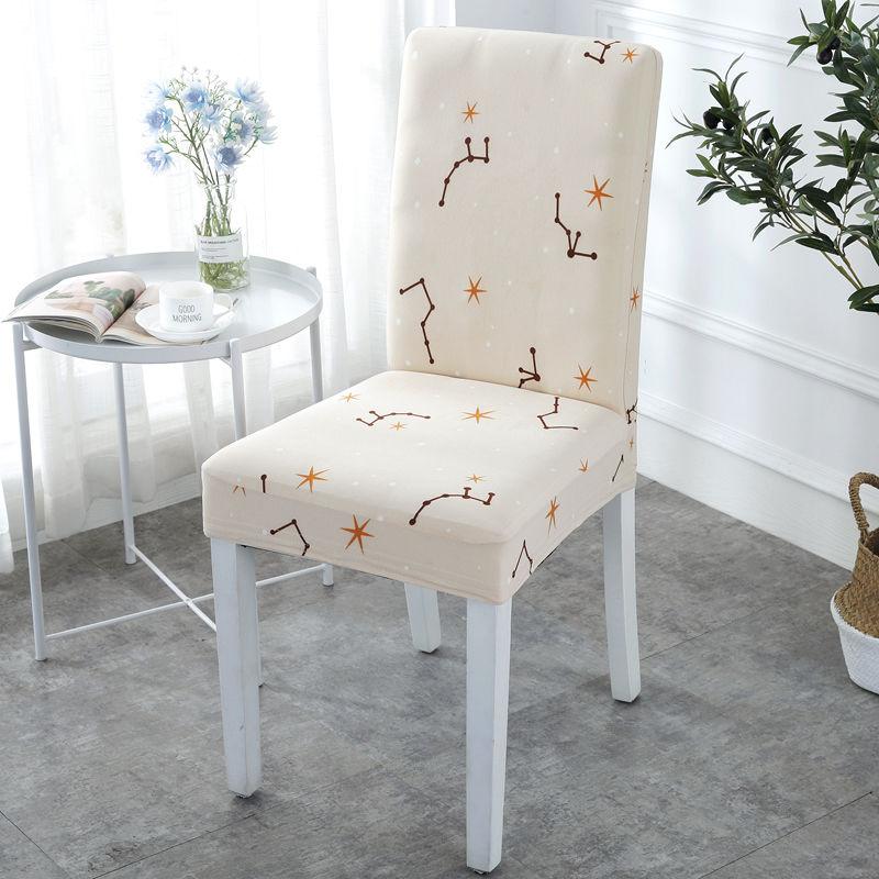 2 stk stoltrekk universal husholdningsstoltrekk elastisk spisestuestol putesett setetrekk krakktrekk