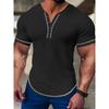 Men's Slim Fit Textured Short Sleeve Casual T-Shirt.