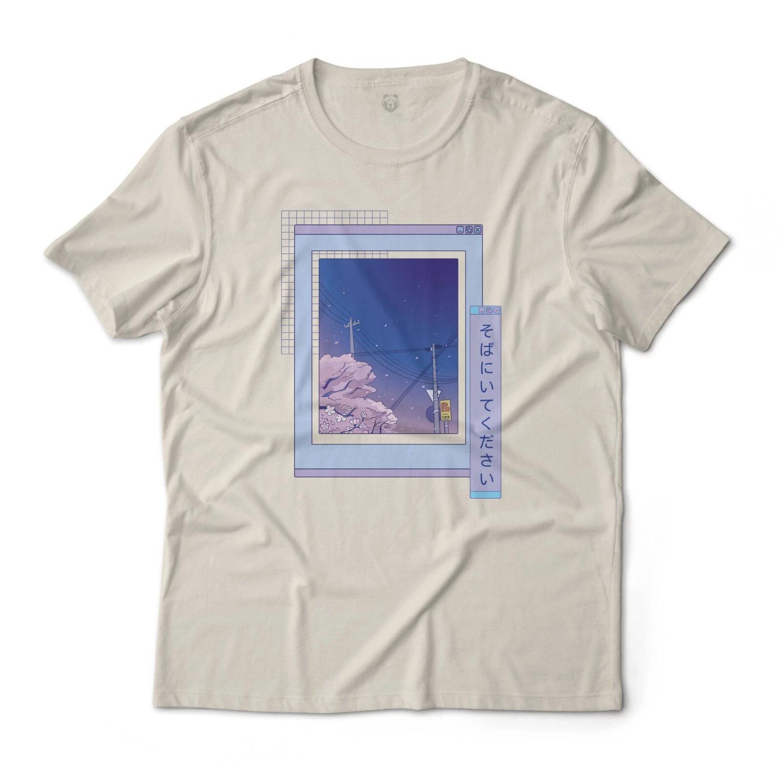 

Anime Landscape Style Art Aesthetic Graphic T-T-Shirt Unisex Lightweight Cotton M