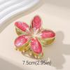 1/3Pcs Hair Accessories Hawaiian Flower Clips Alloy Lily Flower Hair Claws  Hairstyles