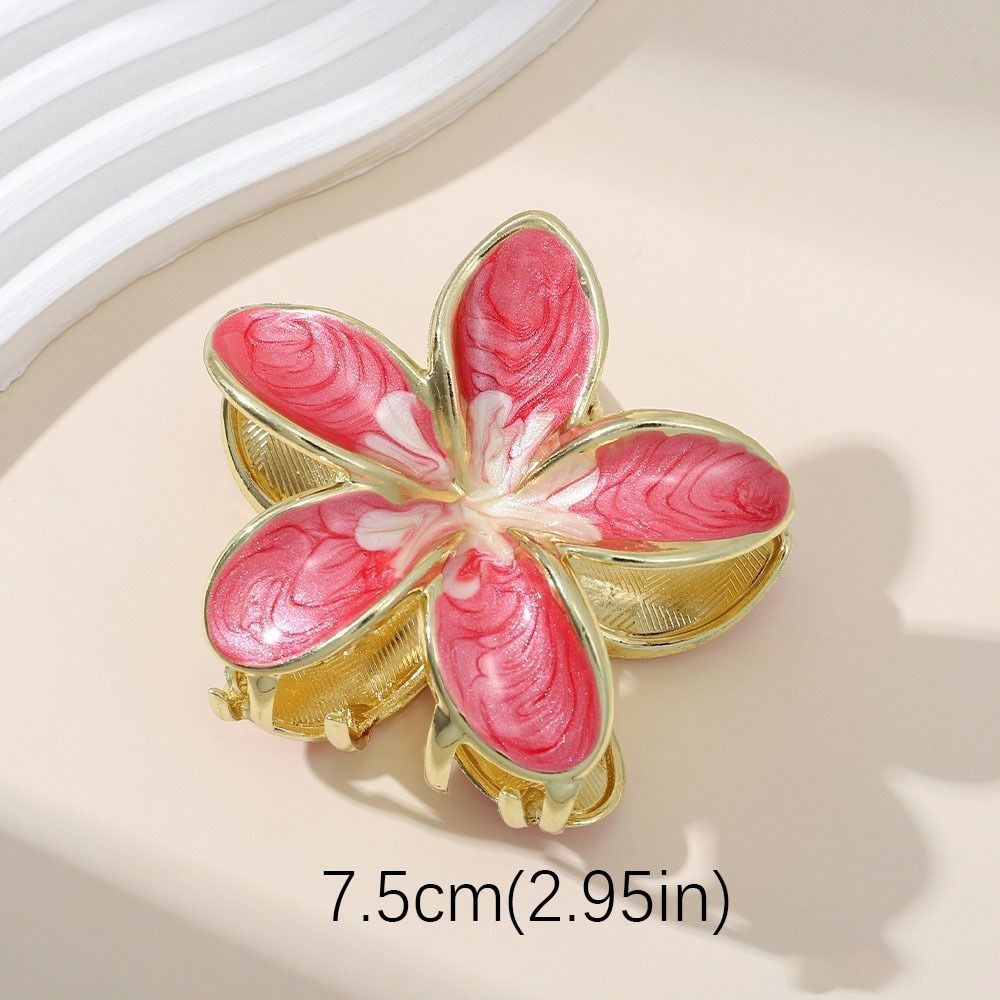 1/3Pcs Hair Accessories Hawaiian Flower Clips Alloy Lily Flower Hair Claws  Hairstyles