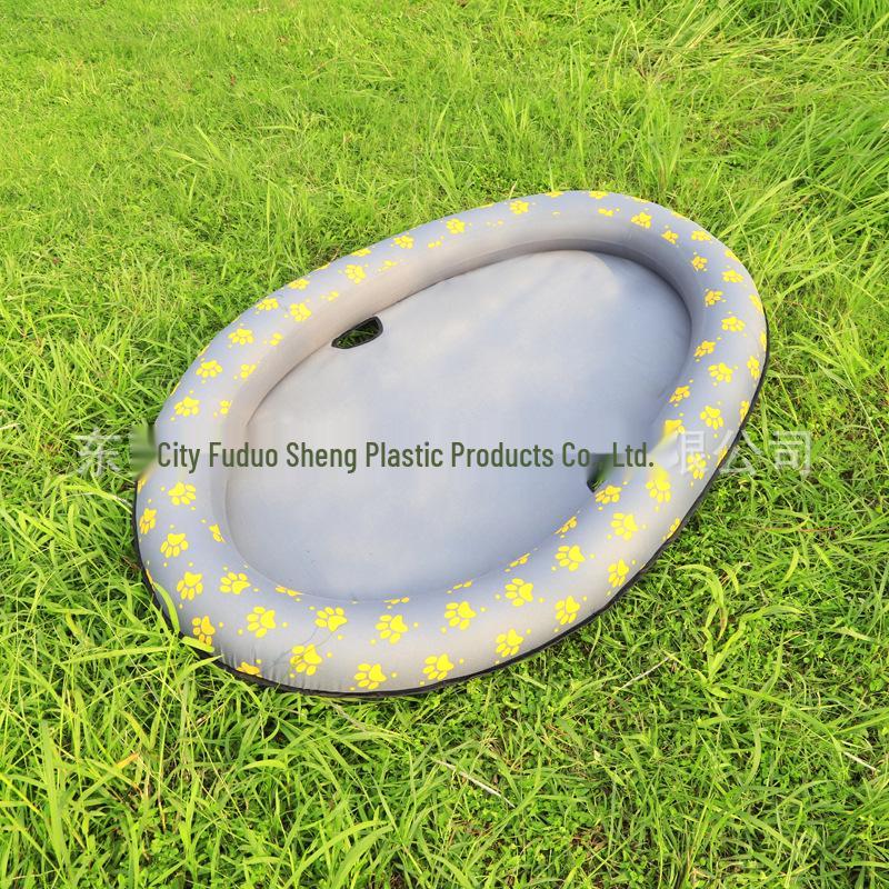 PVC Inflatable Pet Float: Cat & Dog Swimming Ring with Printed Logo - Available In 8 Colors