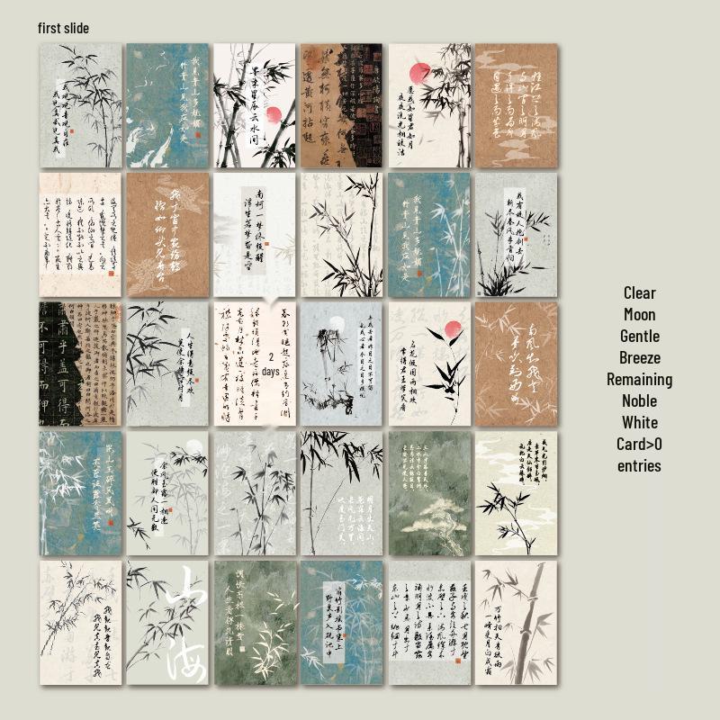 Spring Mountain Escape Postcard Set: 30 Sheets of Inspirational Scenery & Text