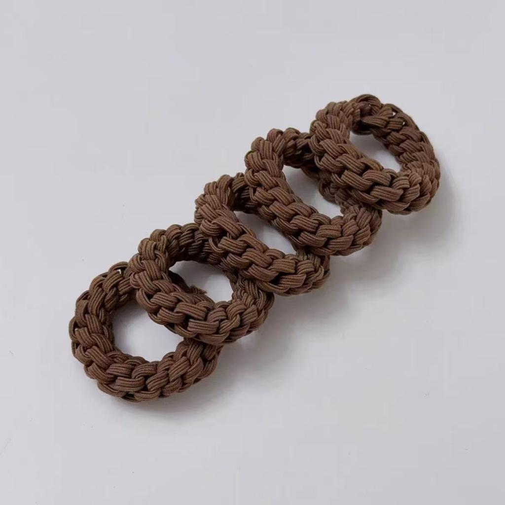 5pcs/bag High Elastic Durable Rubber Bands for Women Without Damaging Headwear Female Hairbands Hair Style Accessories for Women