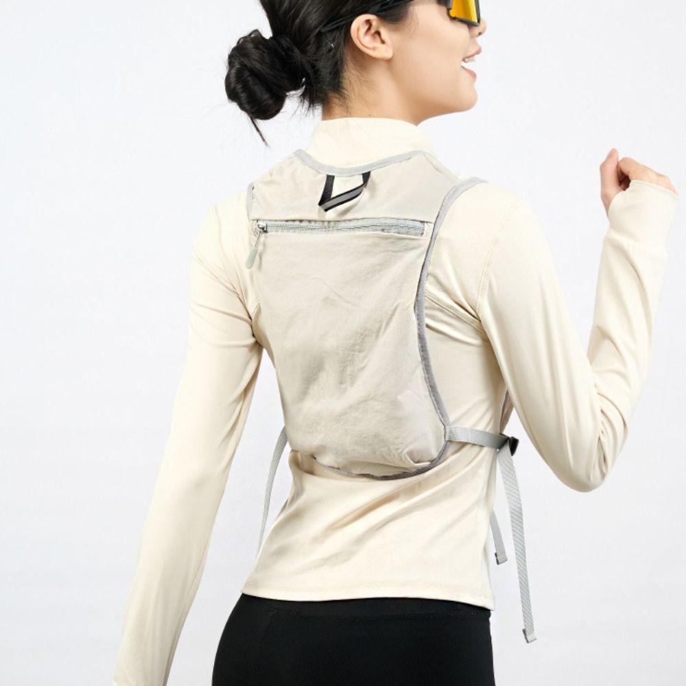 Adjustable Reflective Running Vest Pack Waterproof Sports Backpack  Hiking