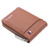 Men's Short Multifunctional Accordion Wallet - ID & Credit Card Holder with Multiple Slots, Large Capacity.
