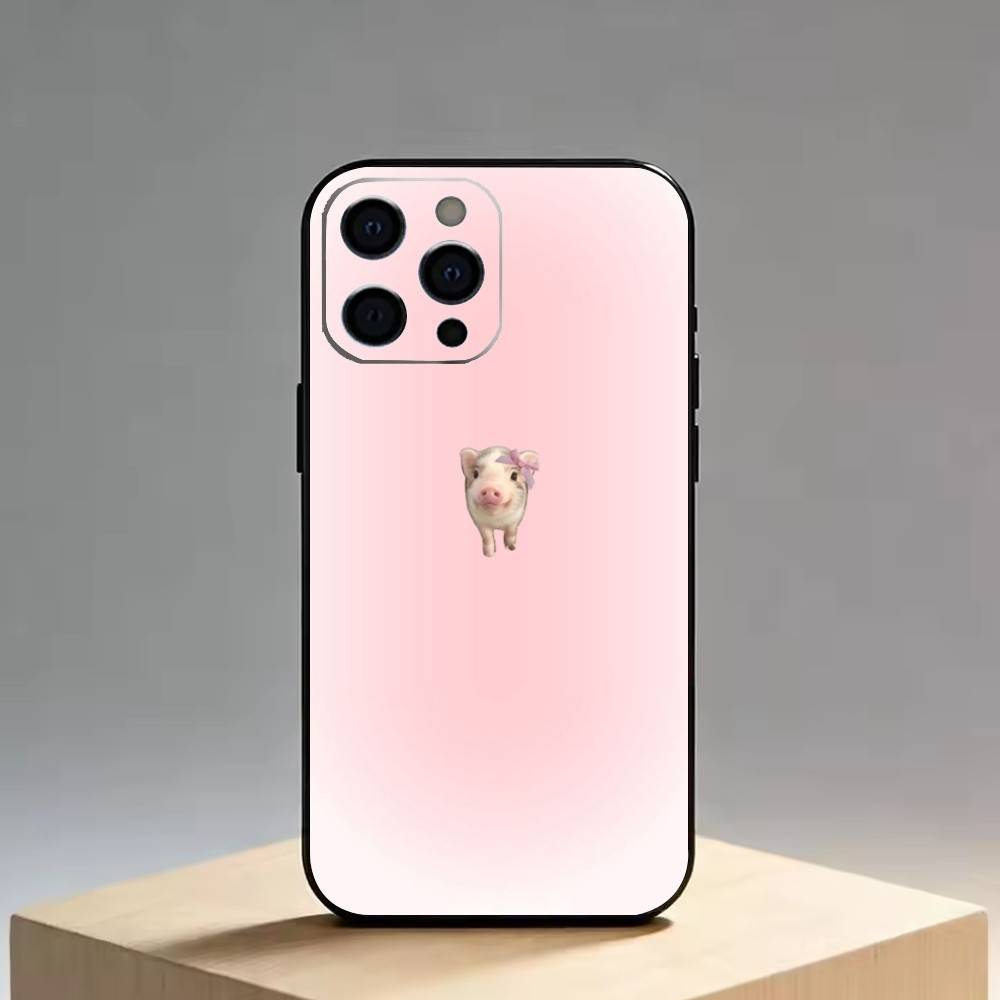 Süßes Engelsschwein Handyhülle Silikon Weich Für IPhone 17 16 15 14 13 12 11 X XR Plus Pro Max Plus
