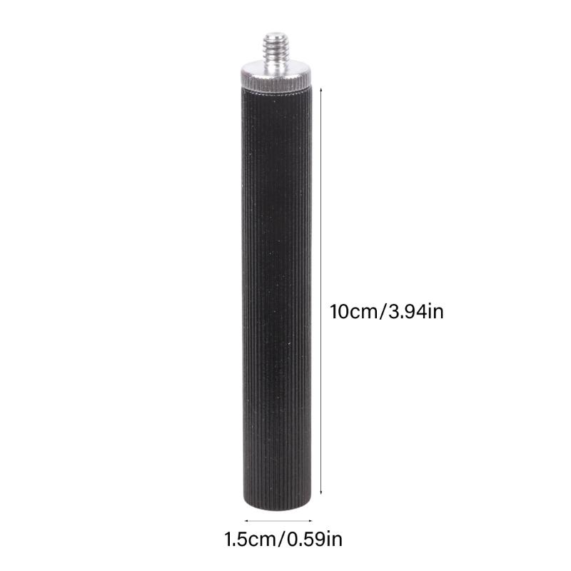 10cm Aluminum Alloy 1/4inch Female To Male Extension Rod For Camera Tripods Live Streaming Light Stand Accessories
