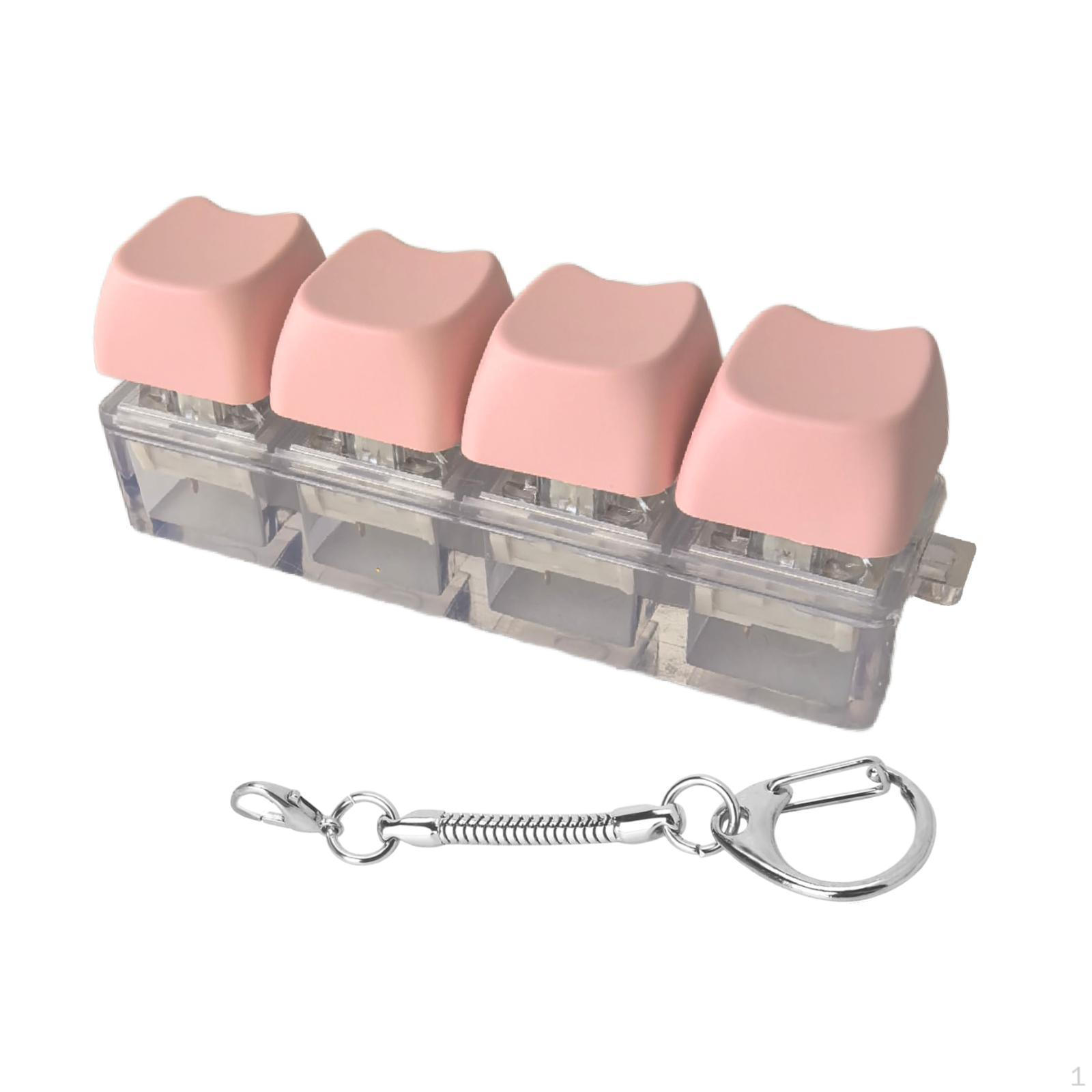 

Компактный брелок с кнопкой Fidget для взрослых, офисного использования и подарков 4 Key