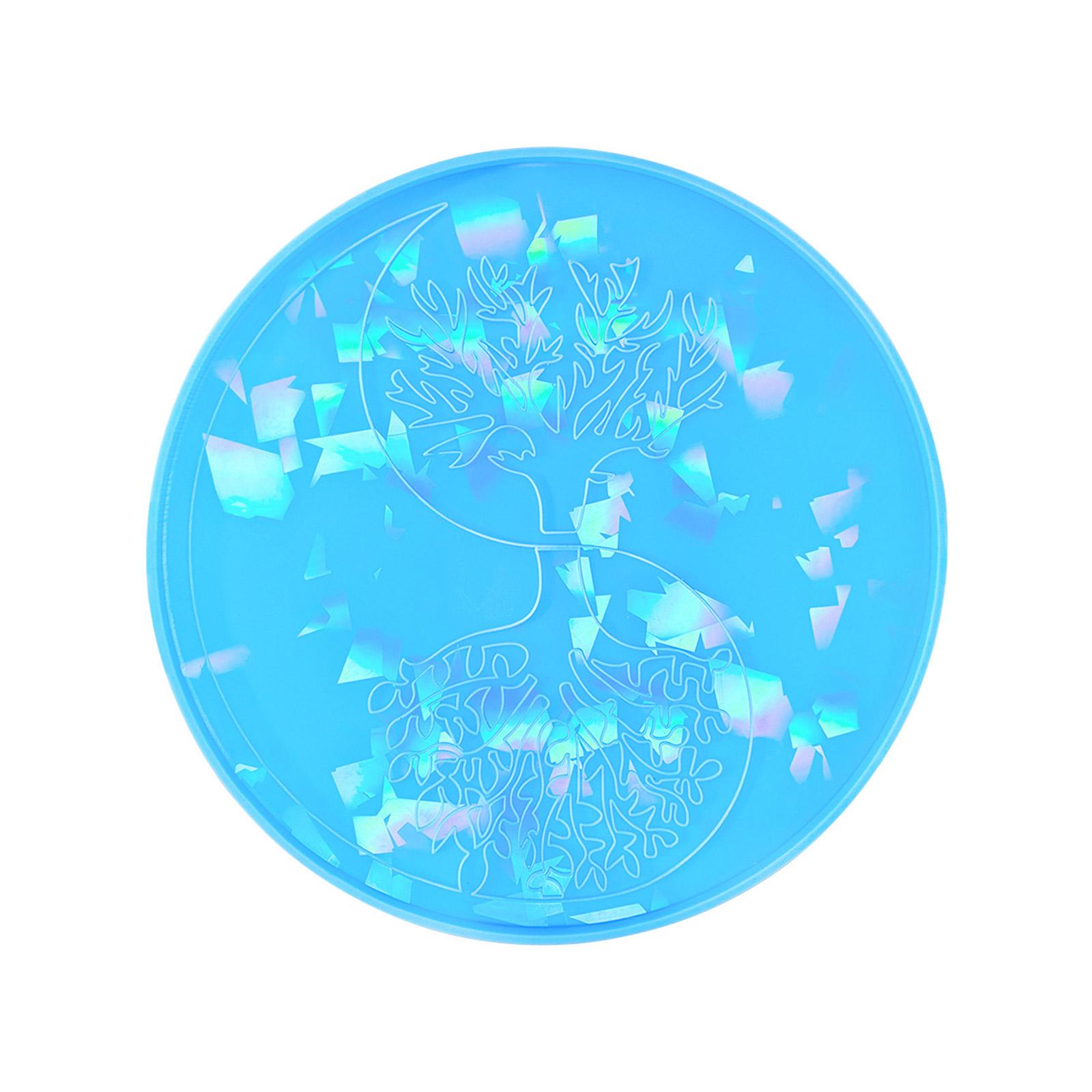

Crystal Holographic Ornament Crafts Silicone Mold Suitable for Epoxy Diy Crafts Jewelry Making Home Decor синий