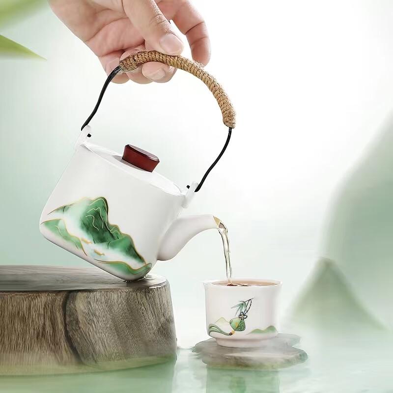 Chinese Ceramic Tea Set Gift Box