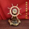Pilot Ship Wheel Compass Rotating Ornament Brass Craft Company Office Decoration One Piece Dropshipping