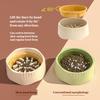 Dog Slow Food Bowl Pet 2-in-1 Anti Spill Dog Bowl Anti Slip Dog Basin PP Cat and Dog Supplies Pet Slow Food Basin