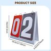 2 Digit Multi Sports Scoreboard Portable Score Keeper Flip for Games Soccer
