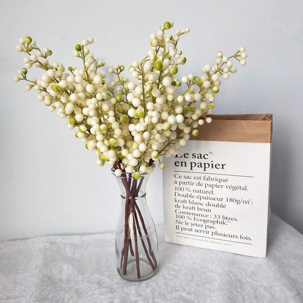 Red Bean Branch Bacca Tree Party Home Decor Festive Berry Artificial Flower Fake Flower Christmas Decoration