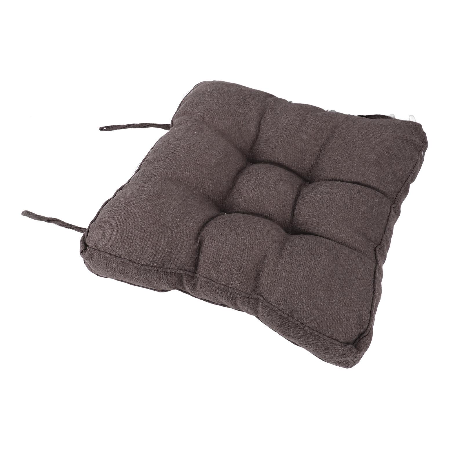 

Подушка для сидения утолщенная противоскользящая удобная подушка для обеденного стула для мебели из твердой древесины и металла 45x45x10cm / 17.72x17.72x3.94in