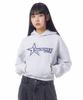 Scattered Star Crop Hoodie (Melange)
