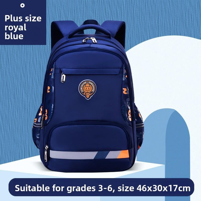 Oxford Cloth Kids School Backpack With Breathable Ergonomic Straps For Middle School Boys And Girls
