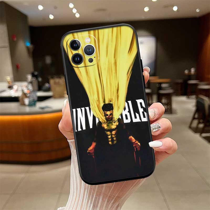 

UP35 I-Invincibles New High-End Shell Phone Case for iPhone 16 15 14 13 12 Pro Max Plus Mini iPhone 16 Plus