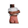 Under Armour Heavyweight Scripted Wordmark Crew Neck Short Sleeve T-Shirt Women Tops Gray 1383050-011