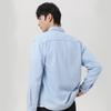 Mark Fairwhale Men's Pure Cotton Blue Denim Long Sleeve Shirt