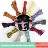 Colourful  No Tie Shoe laces Round Shoelaces for Sneakers Elastic Laces without ties Kids Adult Quick Shoe lace Rubber Bands