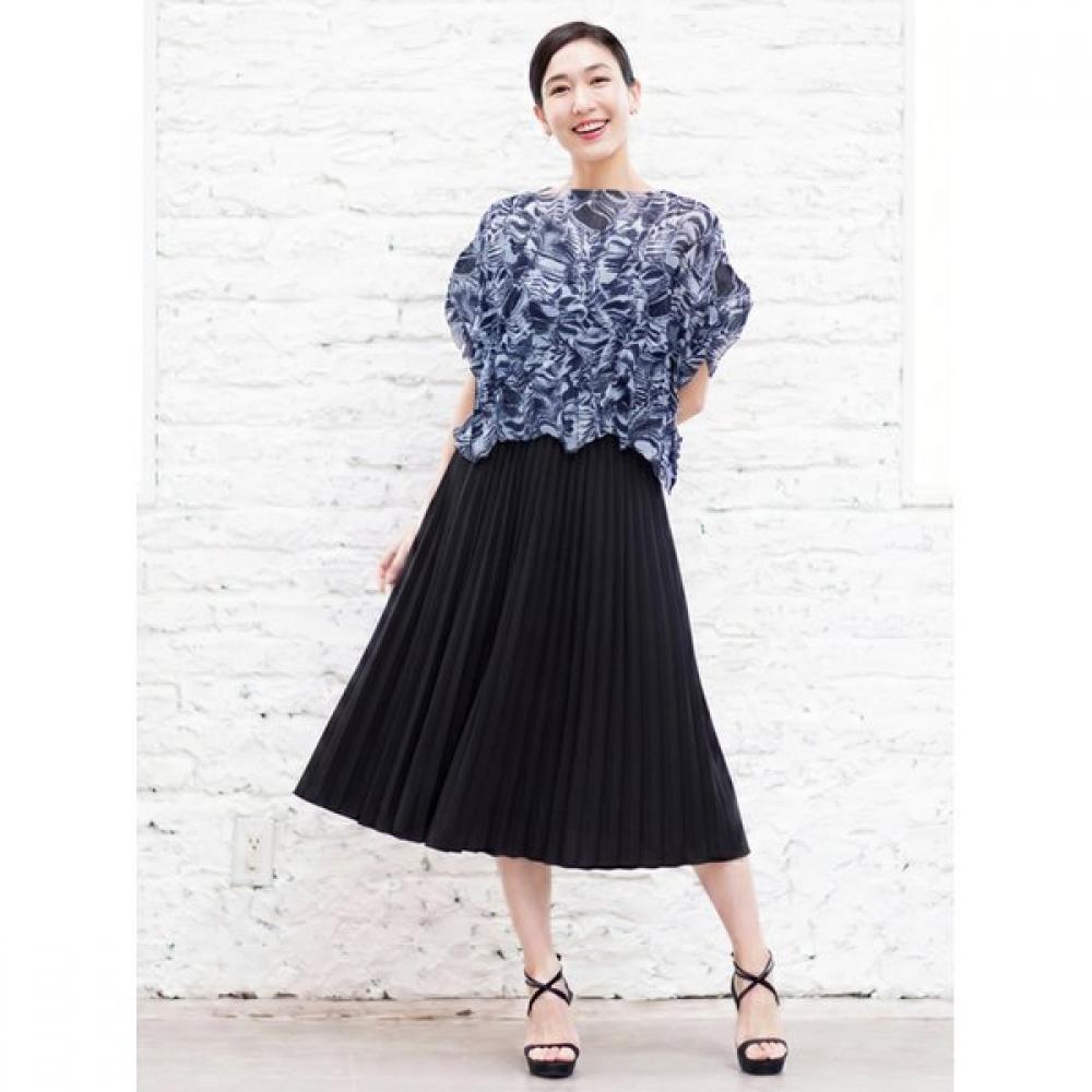 Specchio Sheer Pleated Tee  461 134 