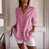 New Single breasted Collar Shirt Stand Alone Women's Solid Color European and American Sleeveless Top