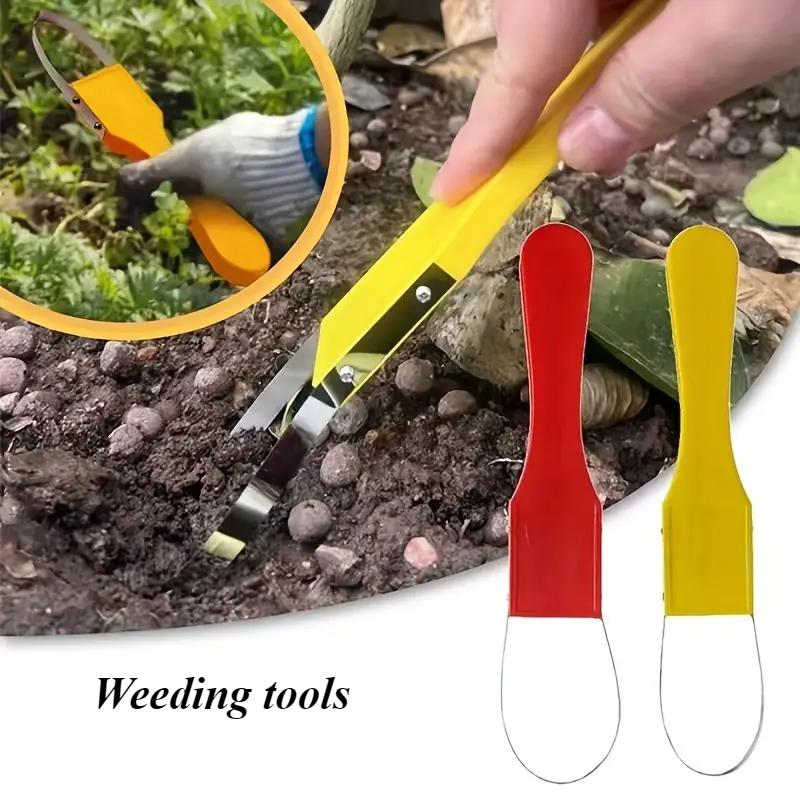 Handschlaufen-Unkrautvernichter, manuell geschnitten, Unkrautwurzeln, Metall, scharfe Klinge, Unkrautentferner, Gartenzubehör