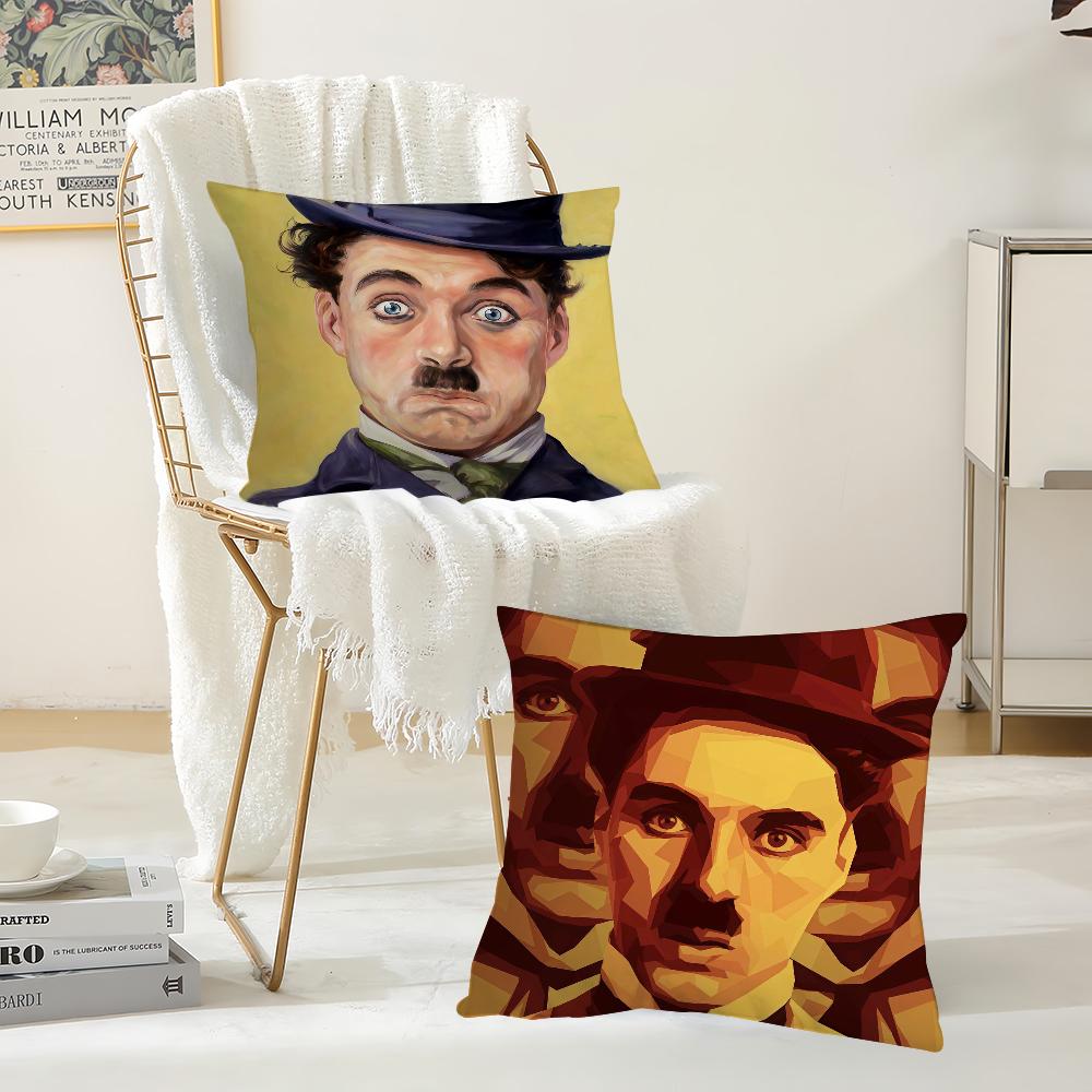 Mime C-Charlie C-Chaplin Kissenbezug Büro Kissen Geeignet für Sofa Auto Schlafzimmer Dekorative Kissenhülle