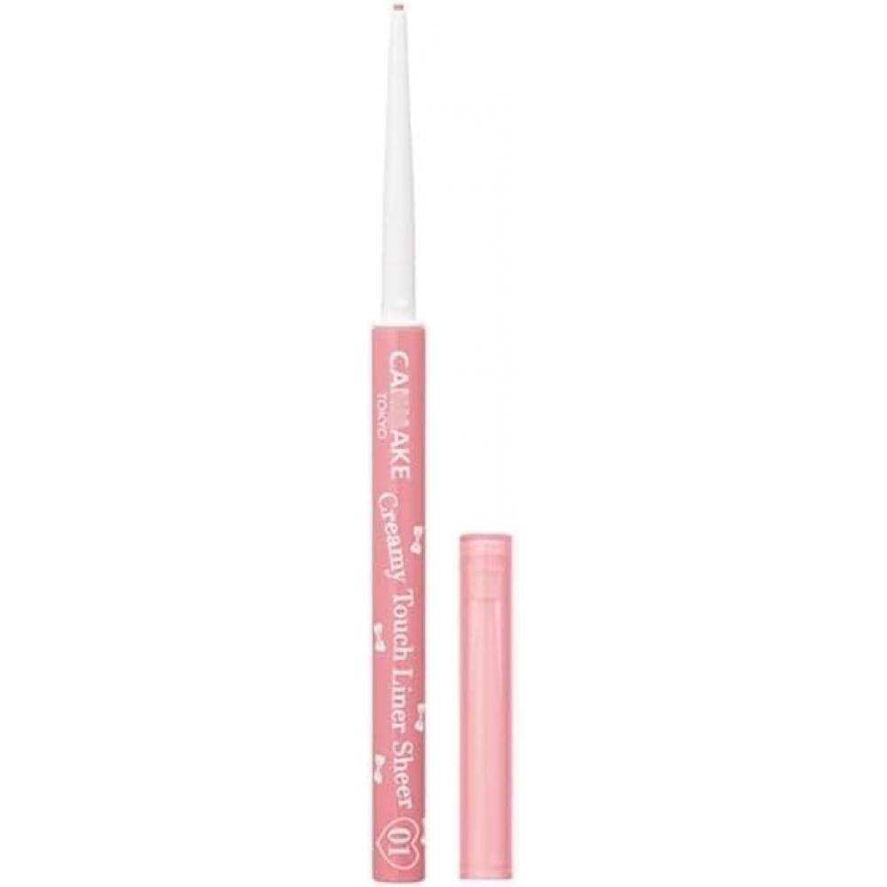 Безымянный Canmake Сливочный лайнер для глаз Sheer [01] Charmy Pink Гель-лайнер для глаз Мягкий Ультратонкий 1