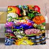 One Piece Anime Flannel Blanket - Soft Warm Perfect for Sofa, Bedding Camping Travel Office Home Decor 
