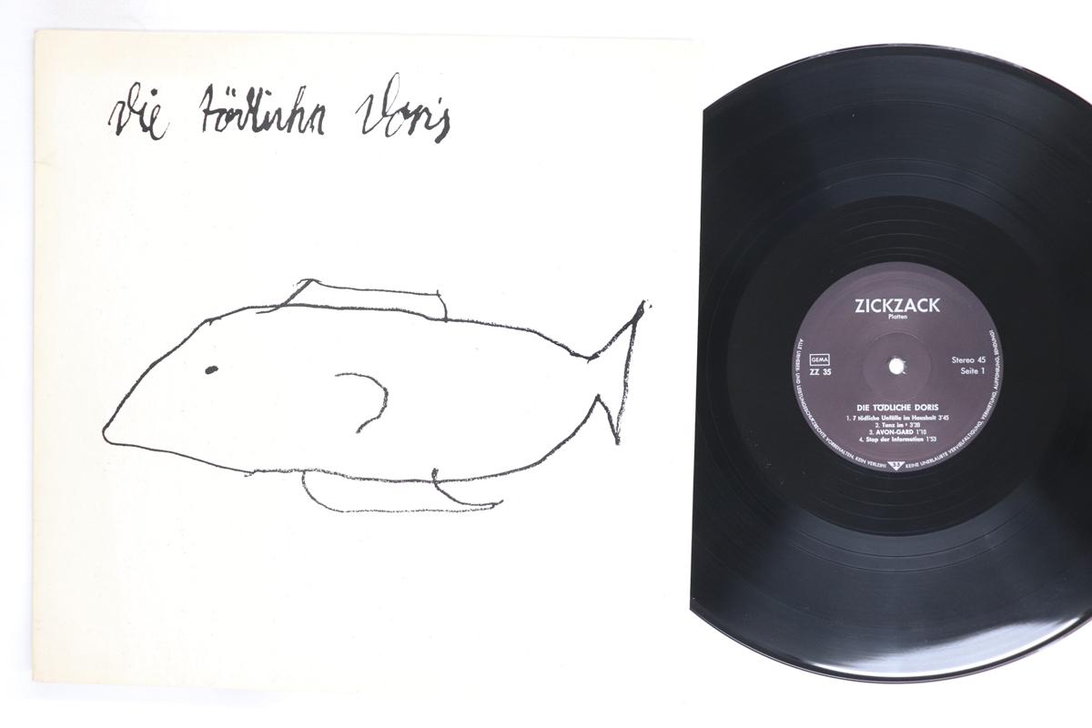 12inch Record DIE TODLICHE DORIS  Ohne Titel ZZ35 ZICKZACK 1981 Germany Rock Used