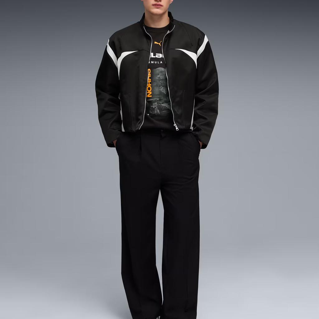 Puma X McLaren Norris Crew Neck Knitted Short Sleeve T-Shirt Men Tops 637451-01