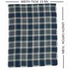 Trendy Winter Men Scarf Cotton Linen Plaid Men's Scarves Double-side Black Navy Tassel Long Shawl Bufandas Male Accessories