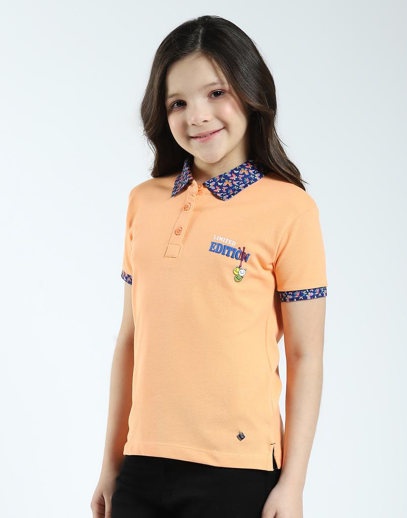 MONTE CARLO Mädchen Poloshirt Halbarm