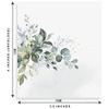 100Pcs Creative Flowers Plants Printed Table Place Cards Fresh Style Blank Wedding Place Cards Seating Place Cards Wedding Decor