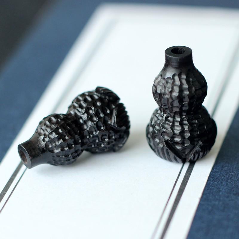 Ebony Gourd DIY Handmade Jewelry Pendant Charms