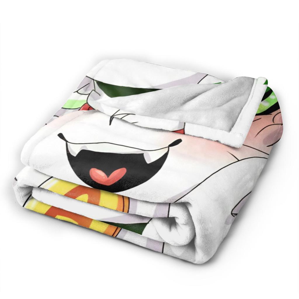 Acenixs Gaming Knitted Blanket Cartoon  Flannel Throw Blanket Home Couch Decoration Soft Warm Bedspreads,