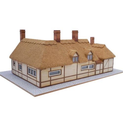 Woody Joe 1/87 Europäische Straßenserie, UK Holzmodellbausatz