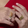 Ring - LUXENTER - Ikahi - Multicolored Zirconia - 18-karat Yellow Gold - Woman