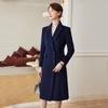 Women's Elegant Mid-Length Woolen Coat - Autumn/Winter 2023 Collection