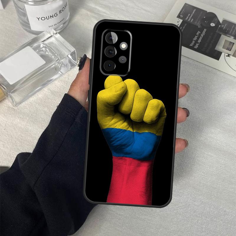 Colombia Flag Case For Samsung Galaxy A54 A34 A14 A36 A56 A06 A13 A53 A32 A12 A22 A52 A35 A17 A16 A55 A15