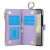 Für Samsung Galaxy A55/A15/A54/A14/A73/A53/A13/A72/A52 Brieftaschenhülle mit Reißverschluss Kartenhalter RFID-Blockierung, Flip-Folio-Abdeckung